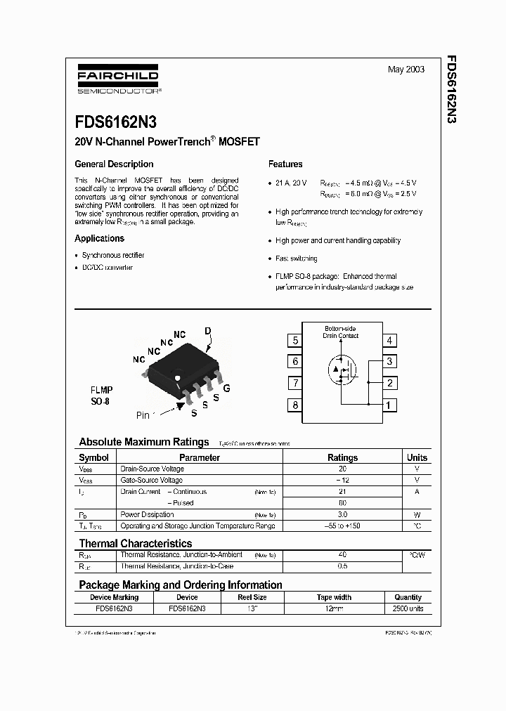 FDS6162N3_1182722.PDF Datasheet