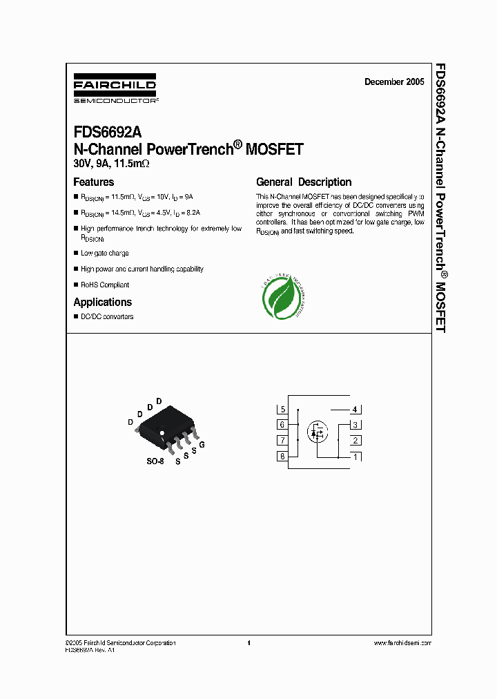 FDS6692A_1173291.PDF Datasheet