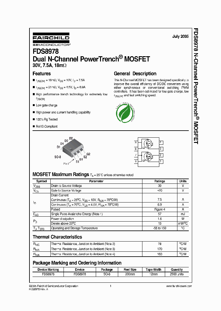 FDS8978_1068154.PDF Datasheet