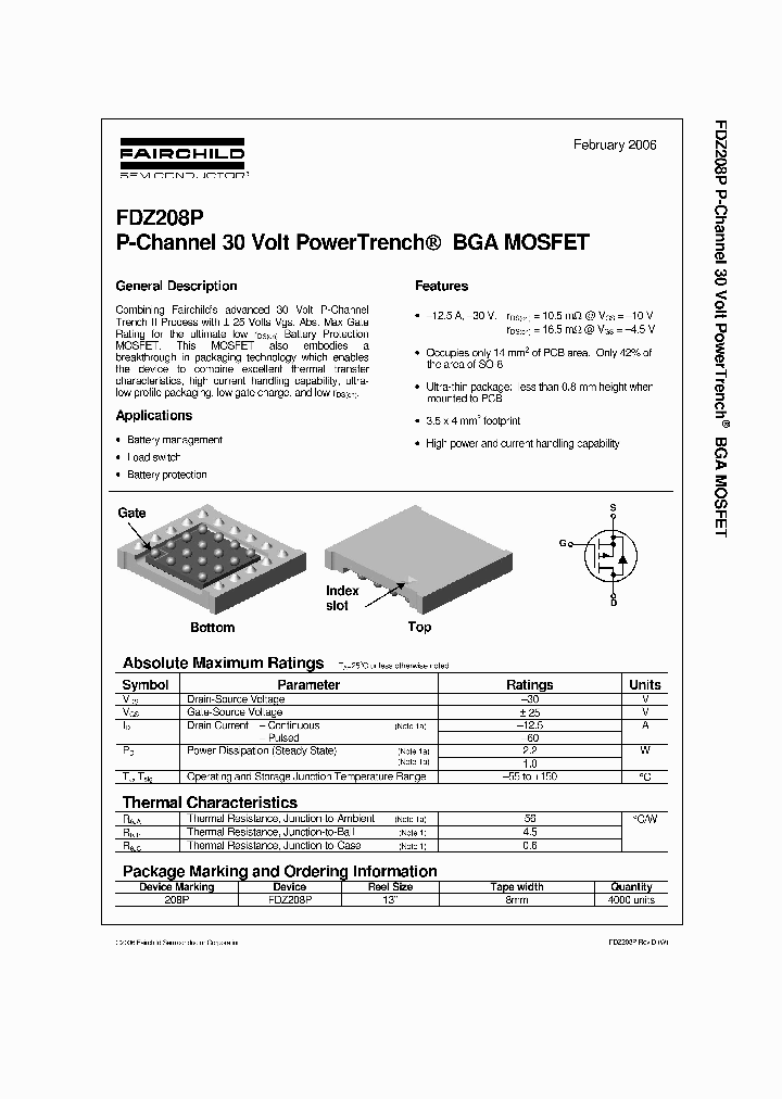 FDZ208P_1239891.PDF Datasheet