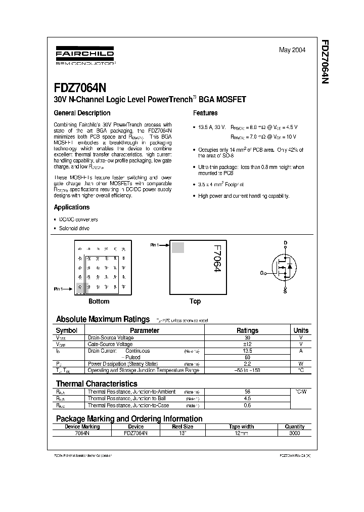 FDZ7064N_1239907.PDF Datasheet