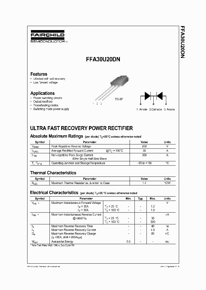 FFA30U20DN_1239971.PDF Datasheet