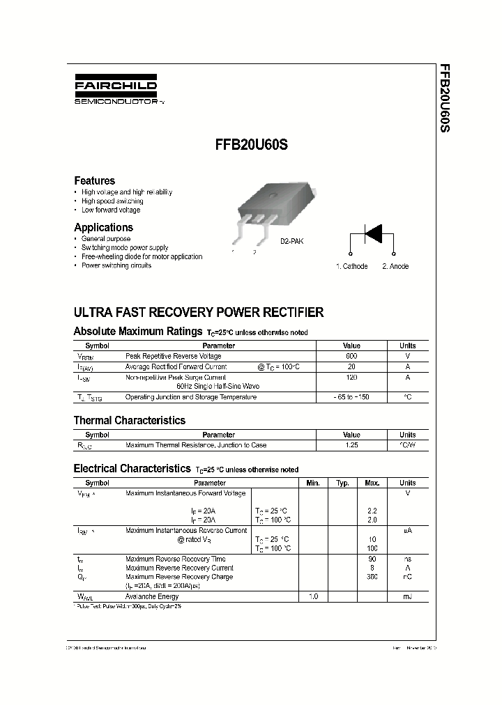 FFB20U60S_1189430.PDF Datasheet