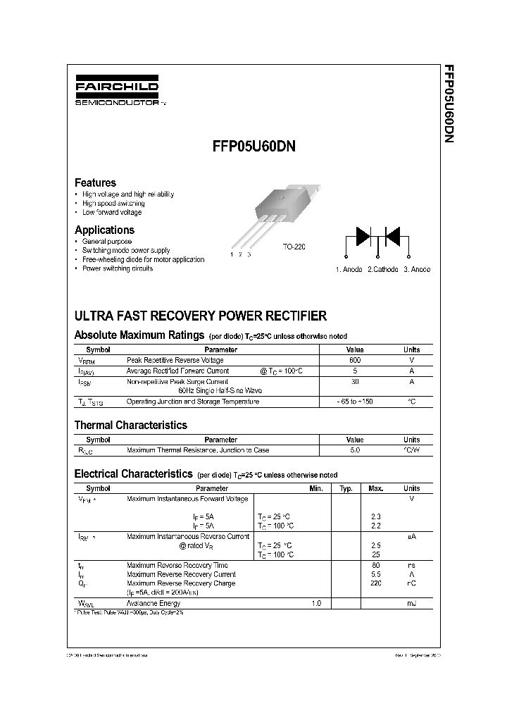 FFP05U60DN_1084081.PDF Datasheet