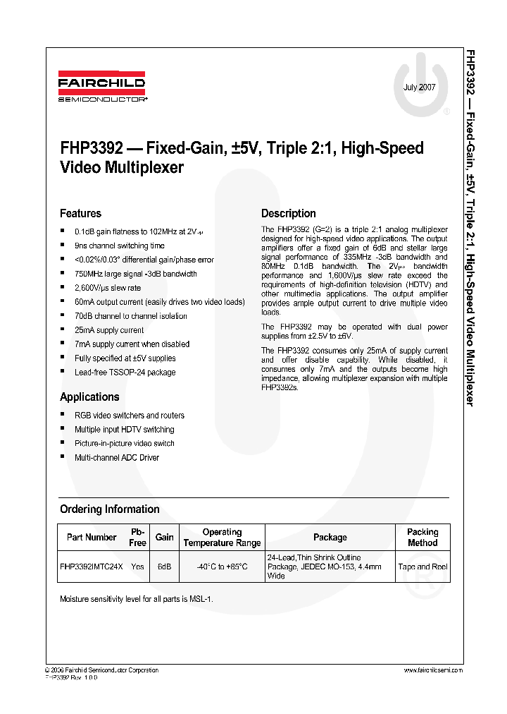 FHP3392IMTC24X_1240193.PDF Datasheet