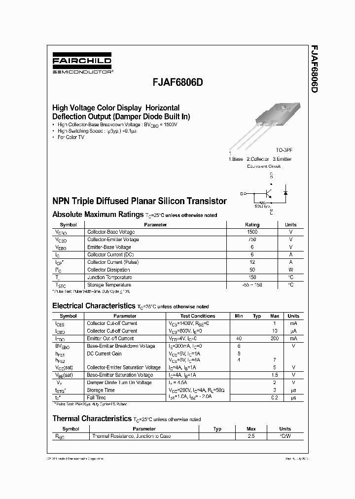 FJAF6806D_1240257.PDF Datasheet