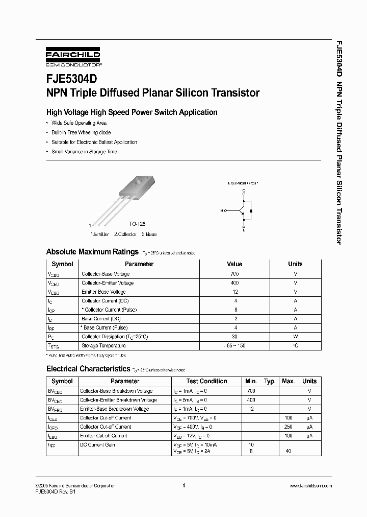 FJE5304D05_1240284.PDF Datasheet