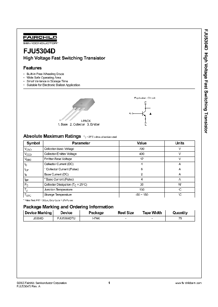 FJU5304DTU_1240383.PDF Datasheet