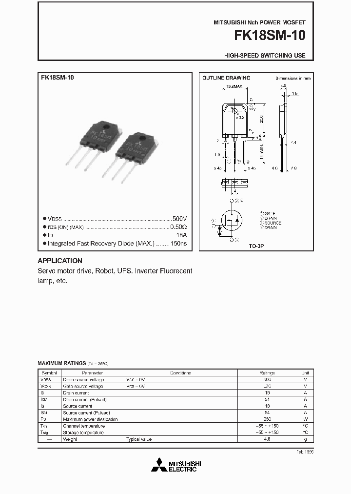FK18SM-10_1240525.PDF Datasheet