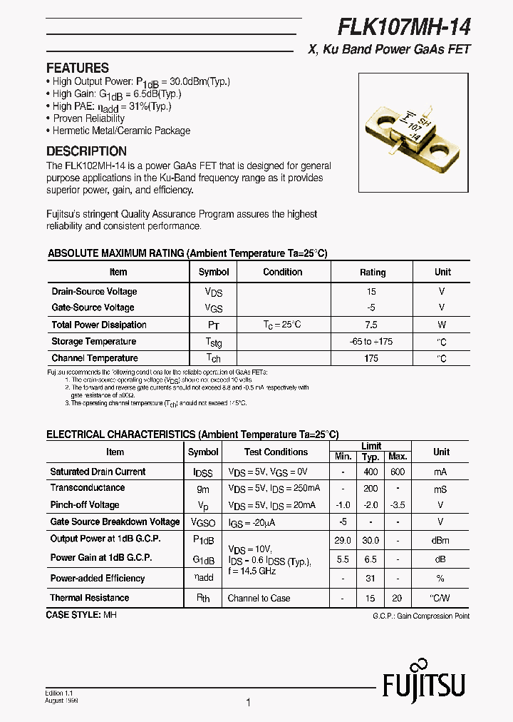 FLK107MH-14_1149890.PDF Datasheet