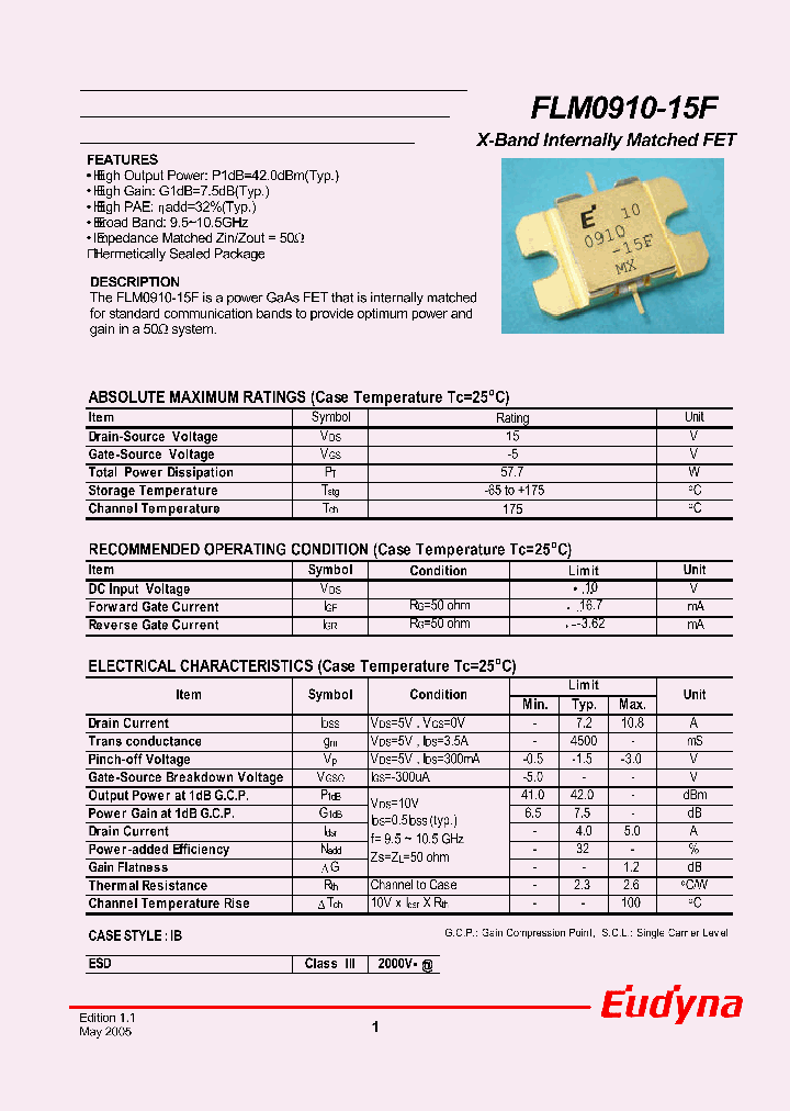 FLM0910-15F_1186179.PDF Datasheet