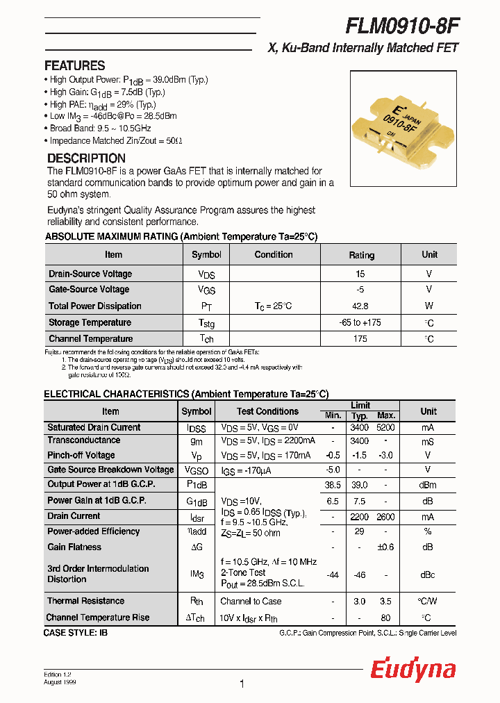 FLM0910-8F_1067506.PDF Datasheet