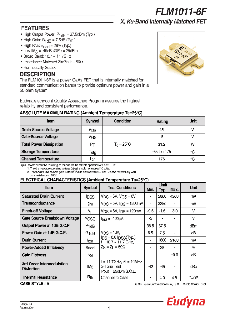 FLM1011-6F_1135778.PDF Datasheet