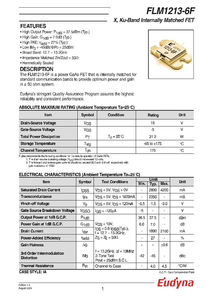 FLM1213-6F_1135771.PDF Datasheet
