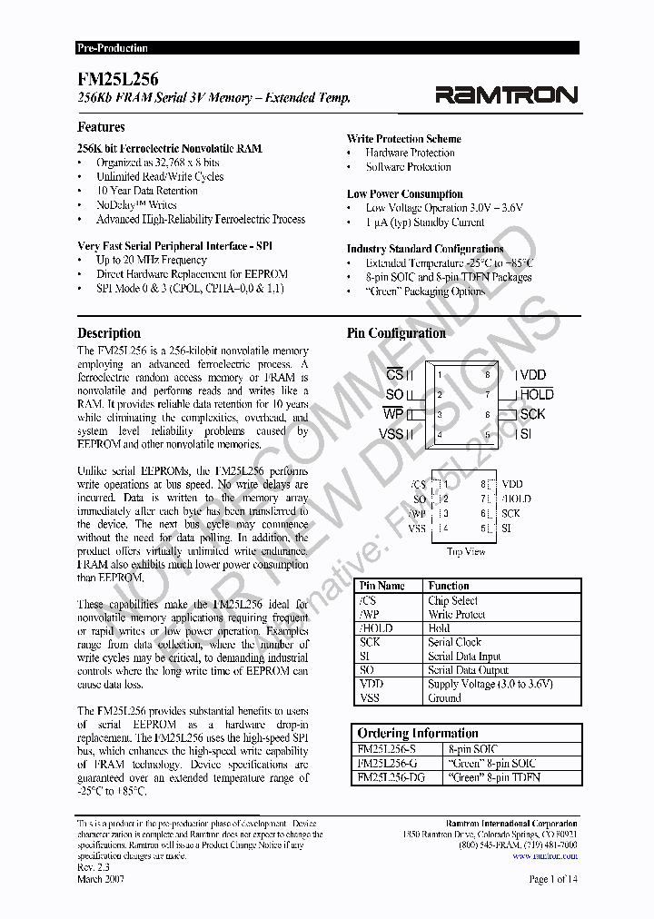 FM25L256_1181918.PDF Datasheet