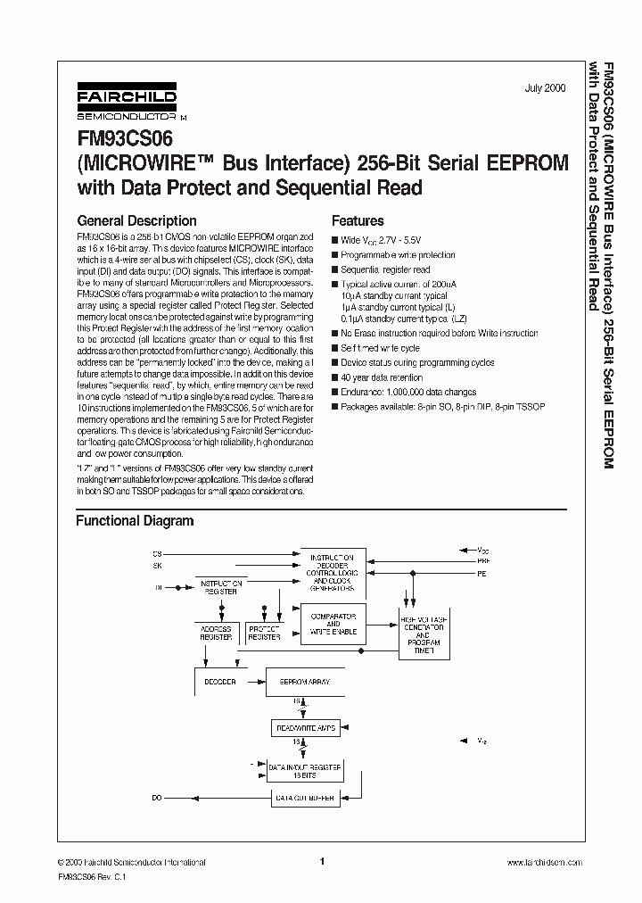 FM93CS06V_1240865.PDF Datasheet