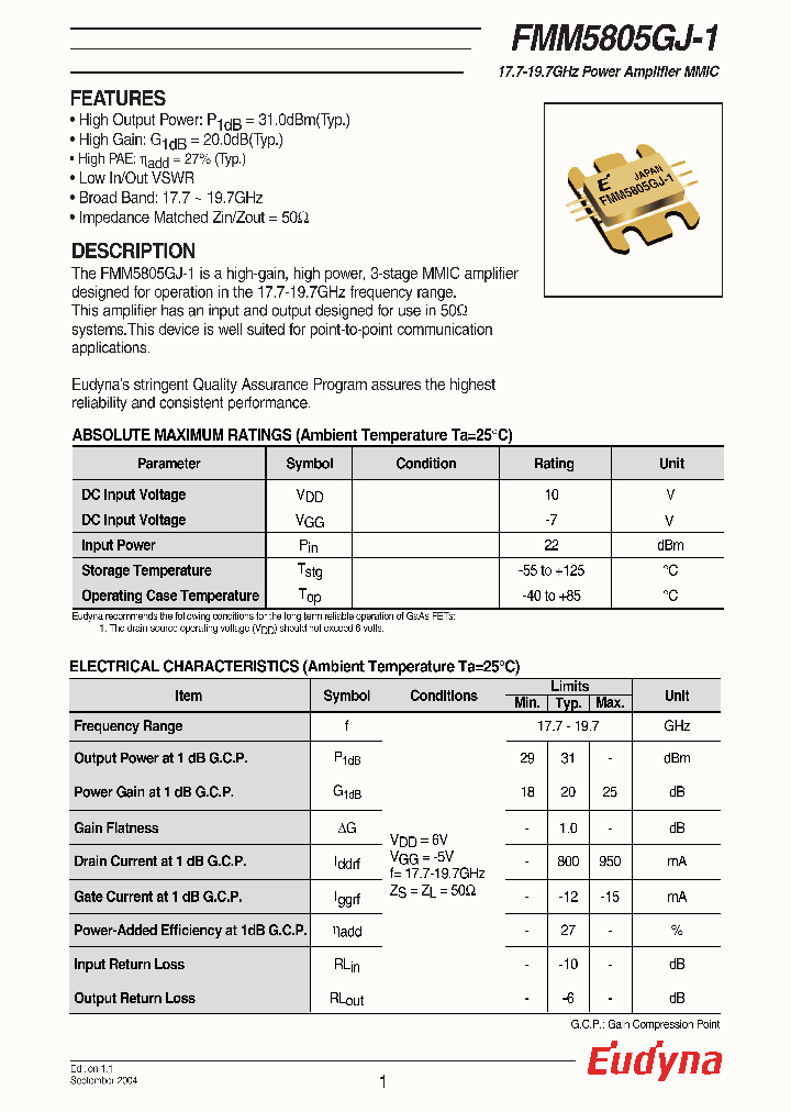 FMM5805GJ-1_1173141.PDF Datasheet