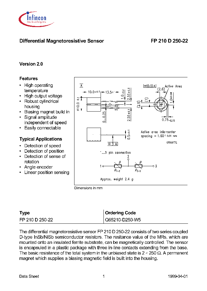 Q65210-D250-W5_1087990.PDF Datasheet