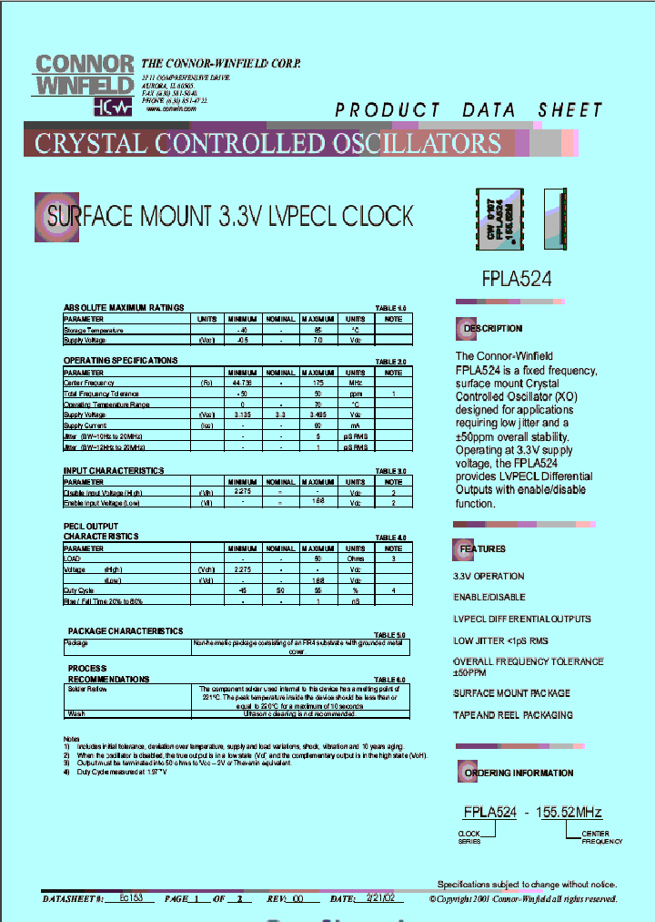 FPLA524_1241365.PDF Datasheet