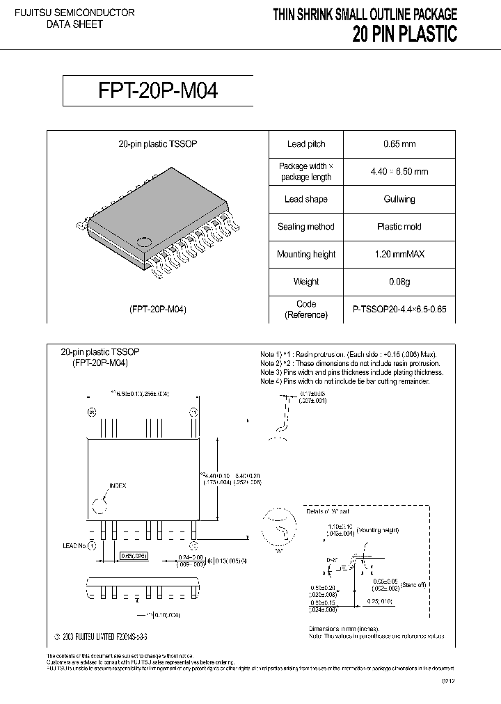 FPT-20P-M04_1241382.PDF Datasheet