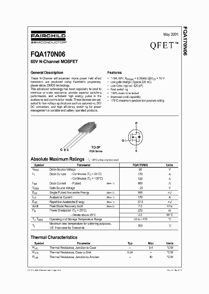 FQA170N06_1241408.PDF Datasheet