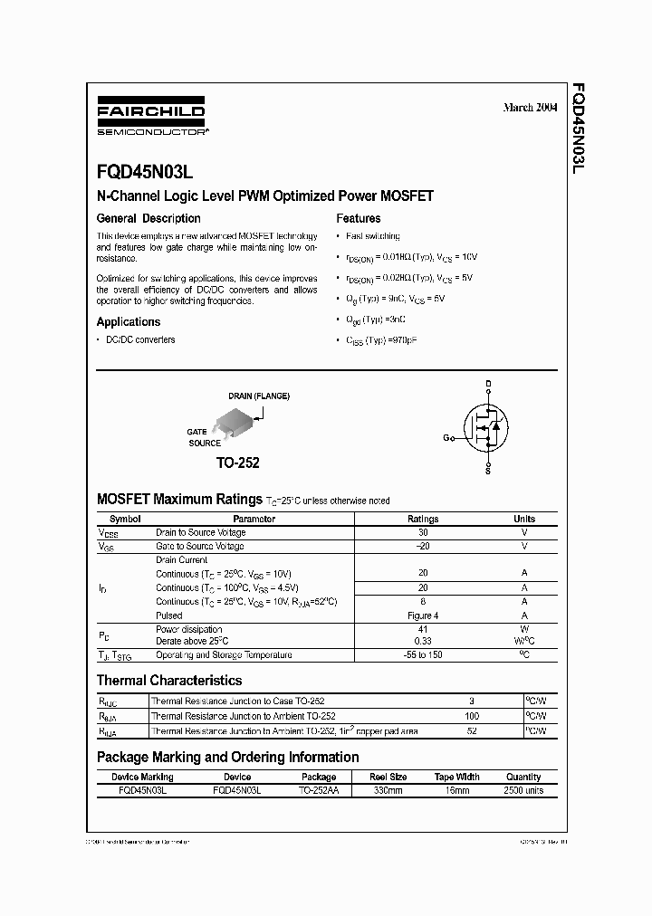 FQD45N03L_1241531.PDF Datasheet