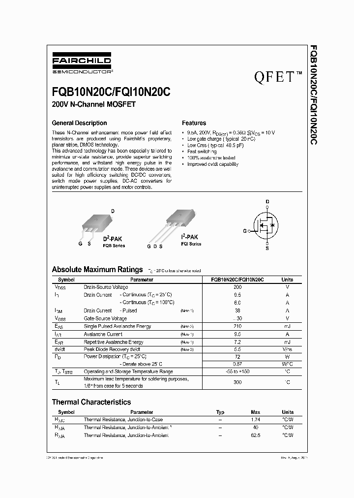 FQI10N20C_1241546.PDF Datasheet