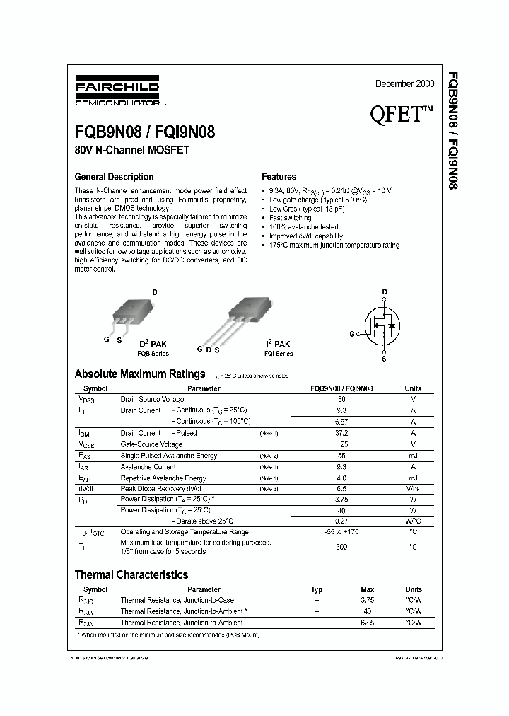 FQI9N08_1241676.PDF Datasheet