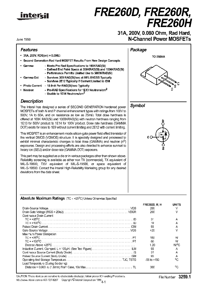 FRE260R_1242244.PDF Datasheet