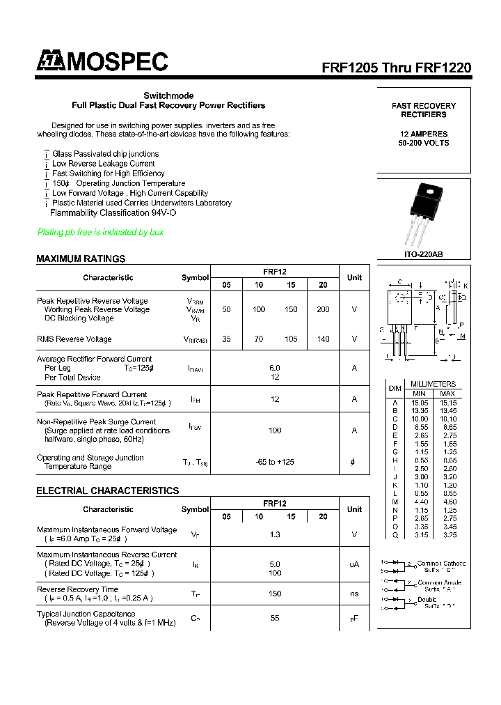 FRF1220_1242256.PDF Datasheet