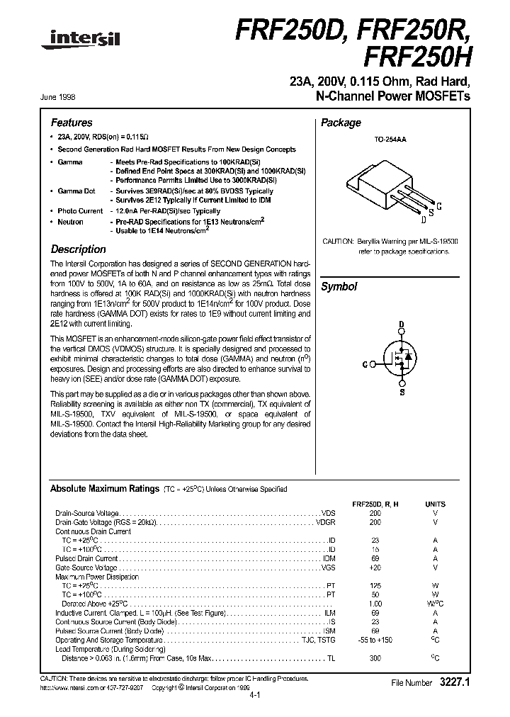 FRF250R_1242262.PDF Datasheet