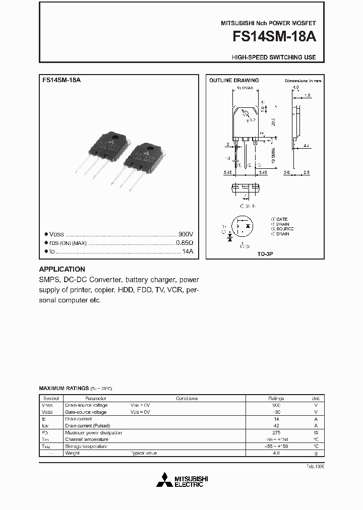 FS14SM-18A_1242419.PDF Datasheet