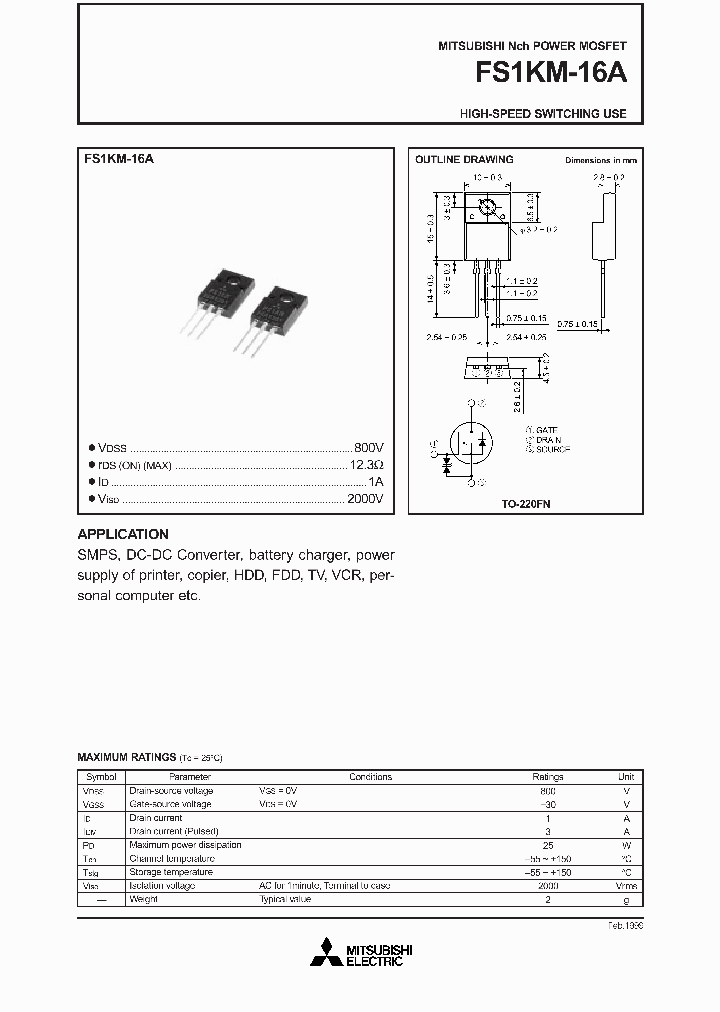 FS1KM-16A_1242461.PDF Datasheet