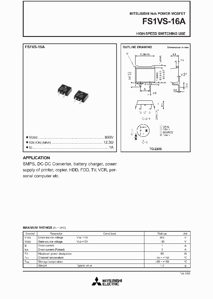 FS1VS-16A_1242467.PDF Datasheet