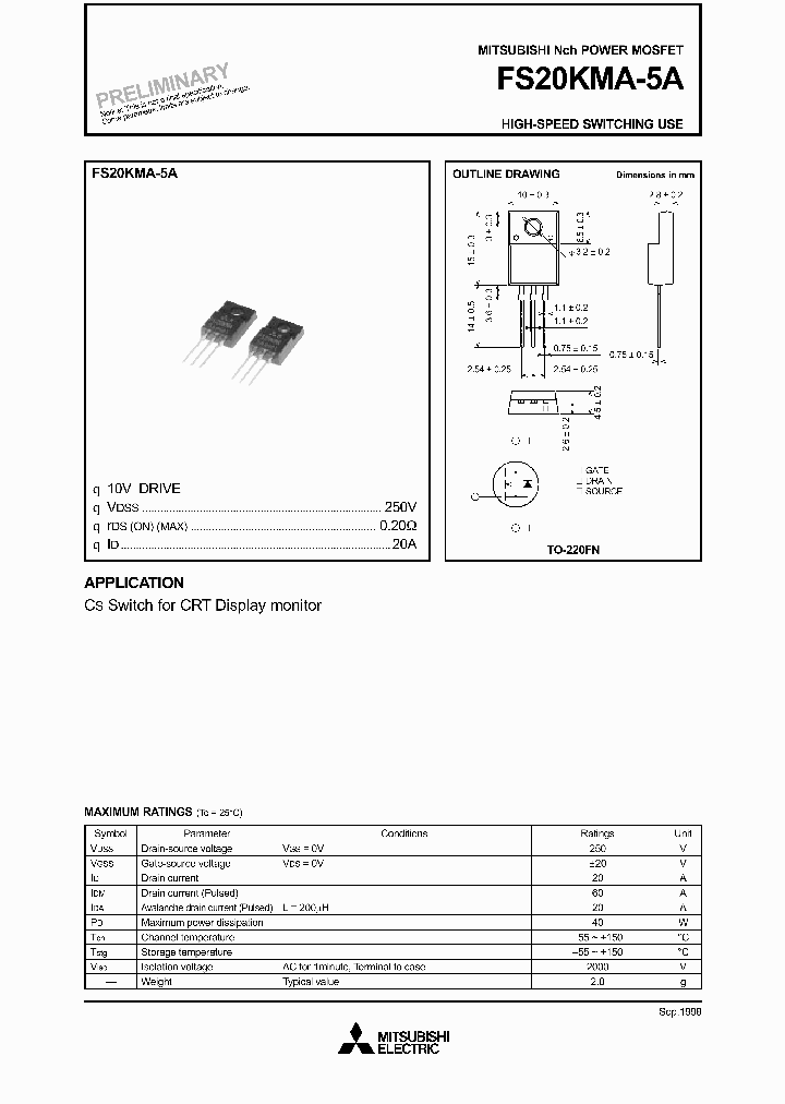FS20KMA-5A_1242475.PDF Datasheet
