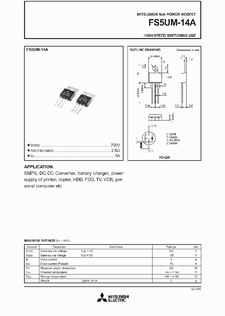 FS5UM-14A_1147553.PDF Datasheet