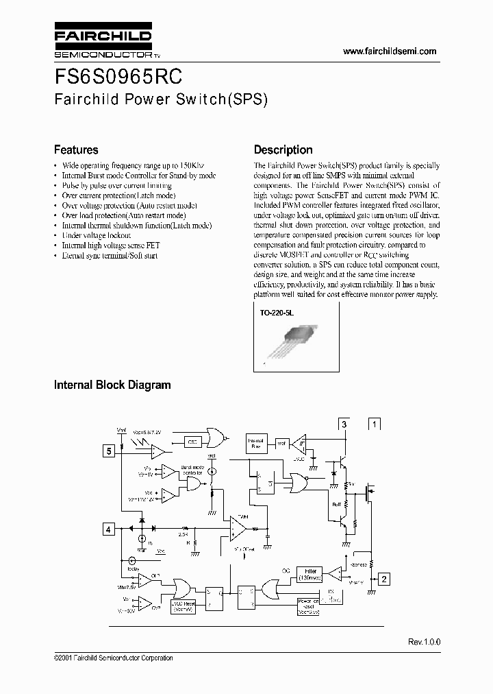 FS6S0965RC-YDTU_1242690.PDF Datasheet