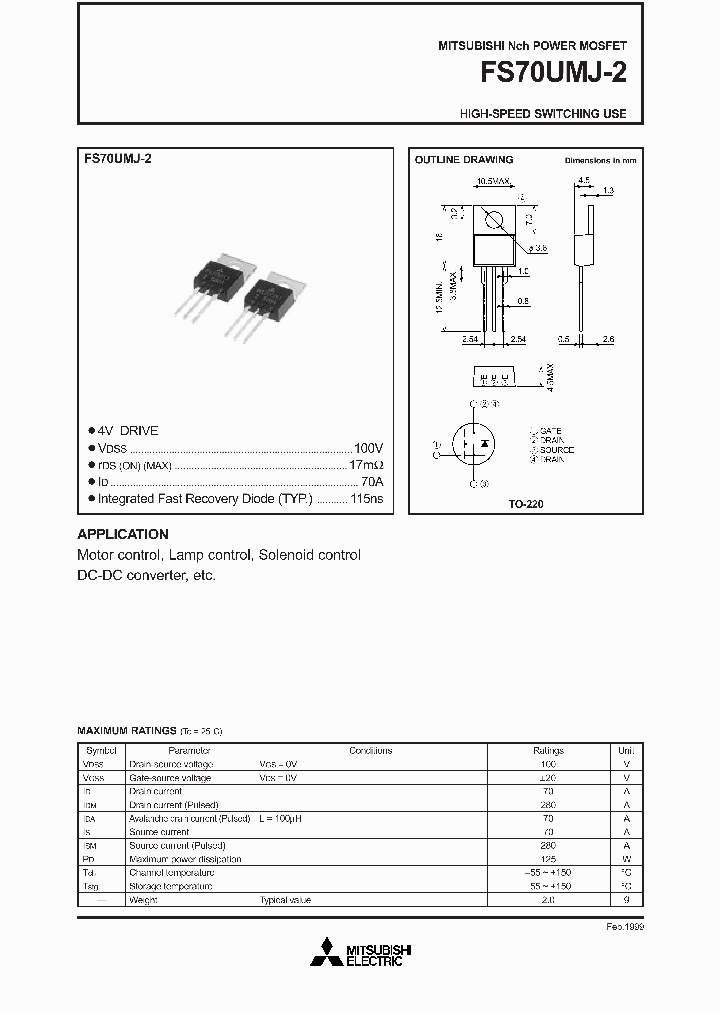 FS70UMJ-2_1242728.PDF Datasheet