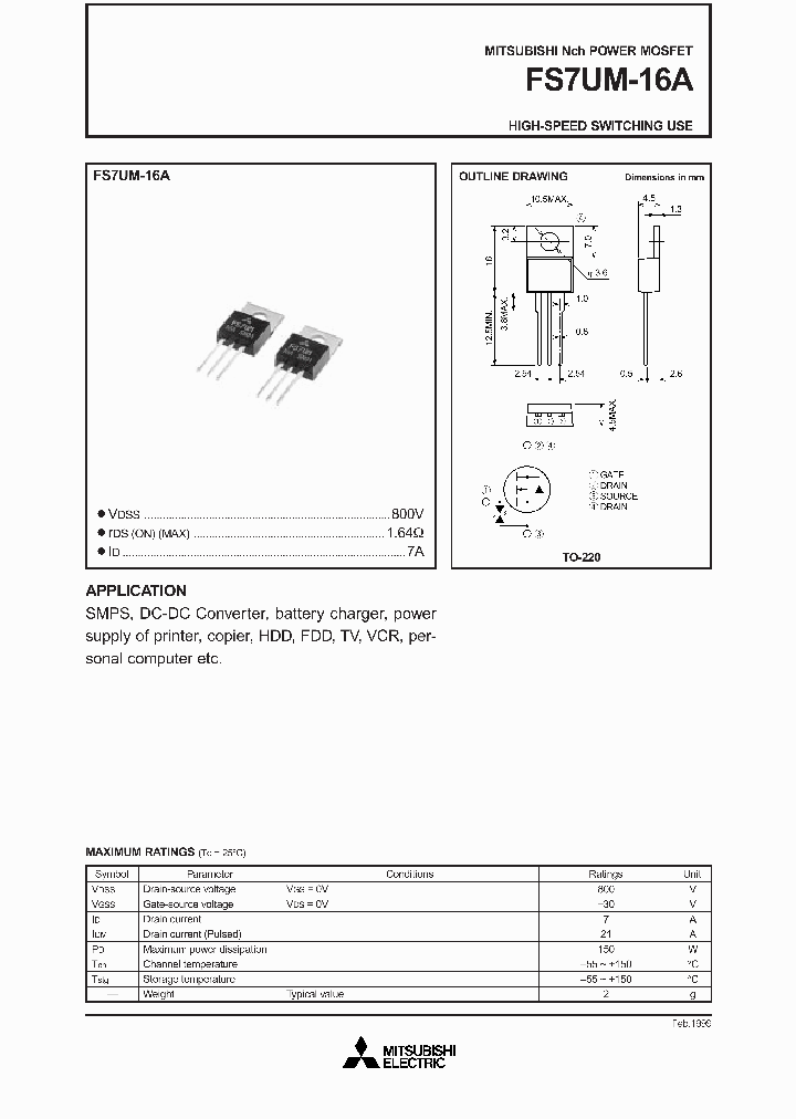 FS7UM-16A_1242757.PDF Datasheet