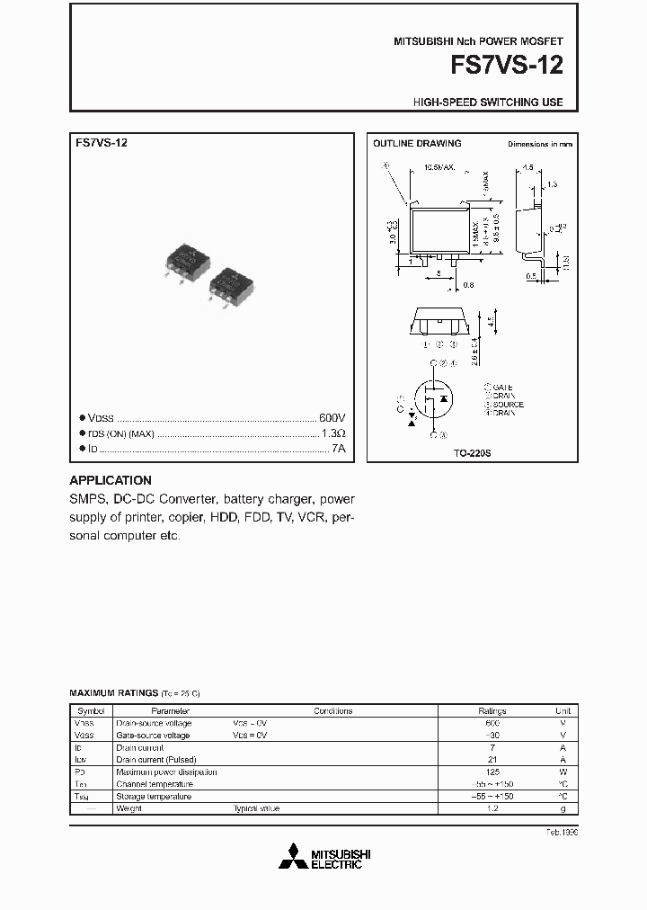FS7VS-12_1242762.PDF Datasheet