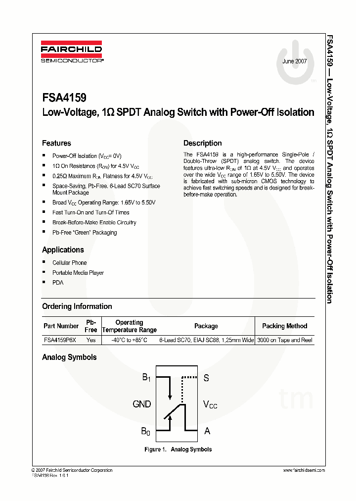 FSA4159P6X_1242795.PDF Datasheet
