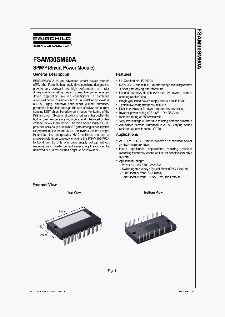 FSAM30SM60A_1242815.PDF Datasheet