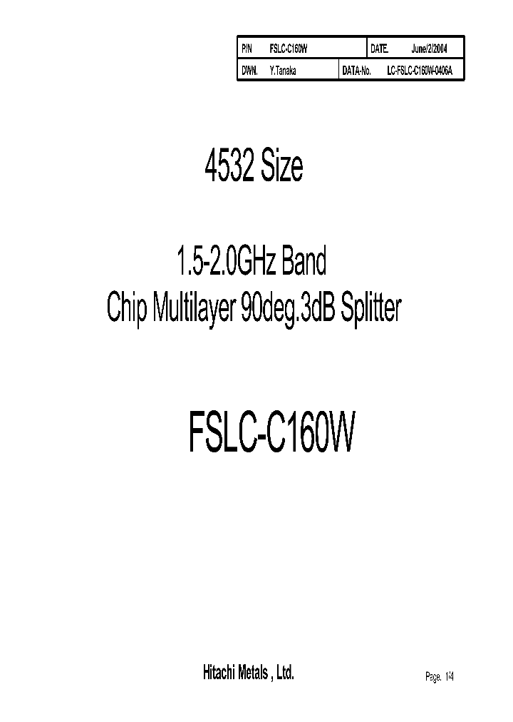 FSLC-C160W_1242960.PDF Datasheet