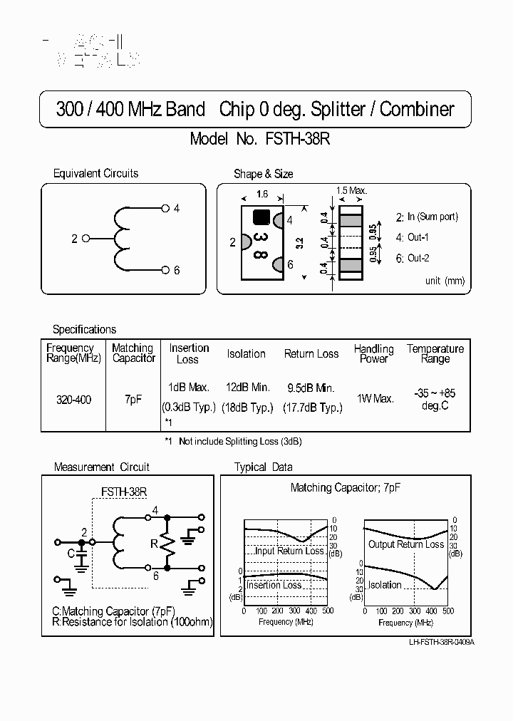 FSTH-38R_1243158.PDF Datasheet