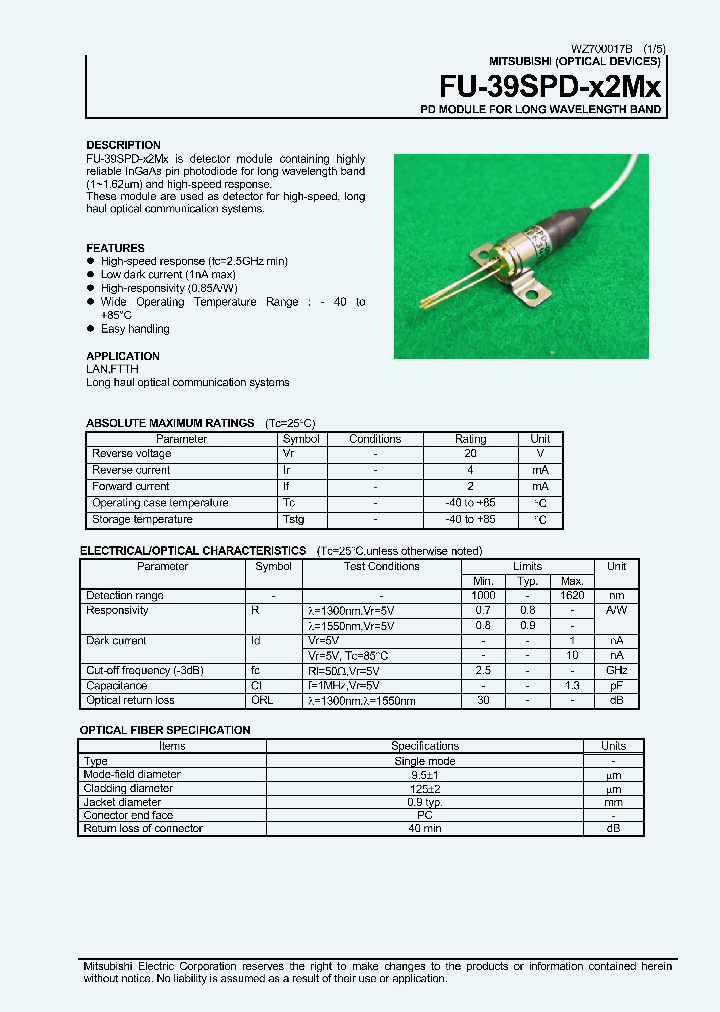 FU-39SPD-X2MX_1243322.PDF Datasheet