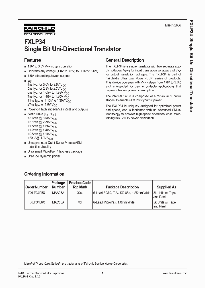 FXLP3406_1243596.PDF Datasheet