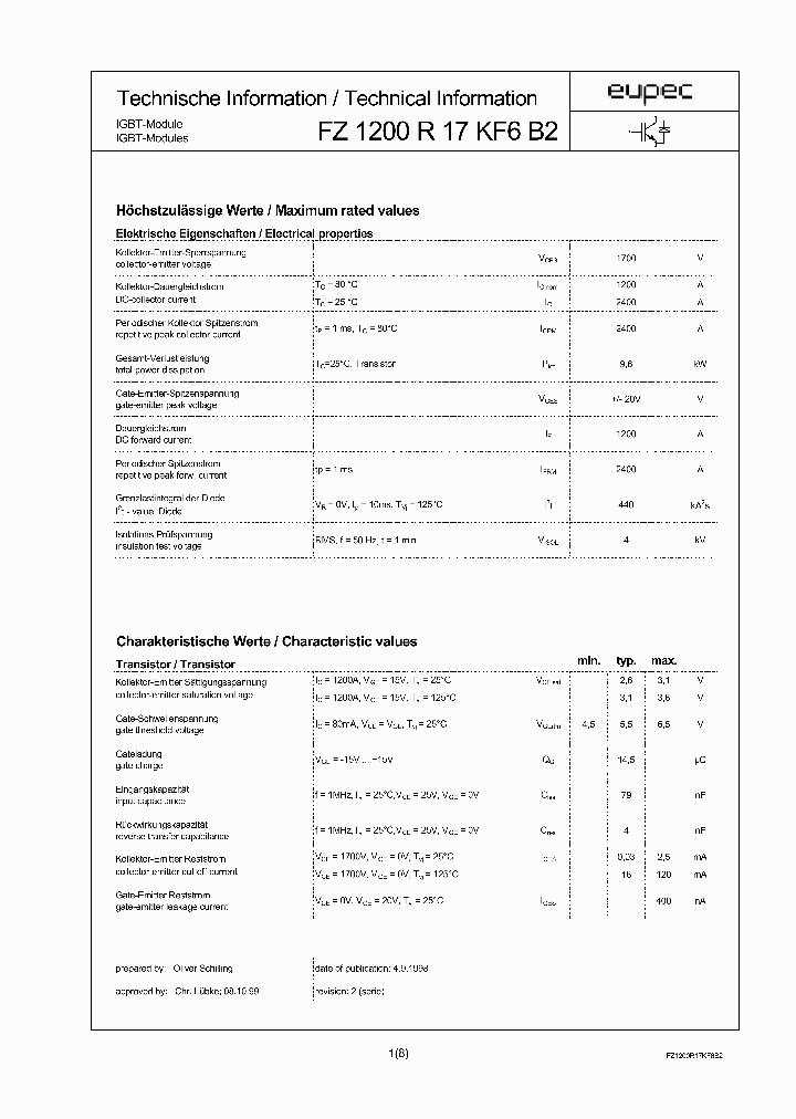 FZ1200R17KF6B2_1243691.PDF Datasheet