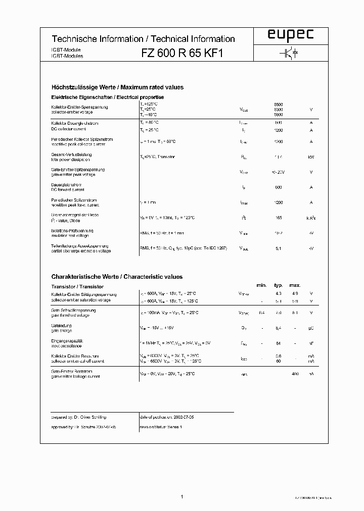FZ600R65KF1_1243693.PDF Datasheet