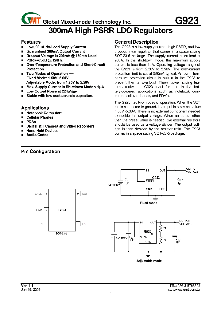 G923-150T1U_1166731.PDF Datasheet