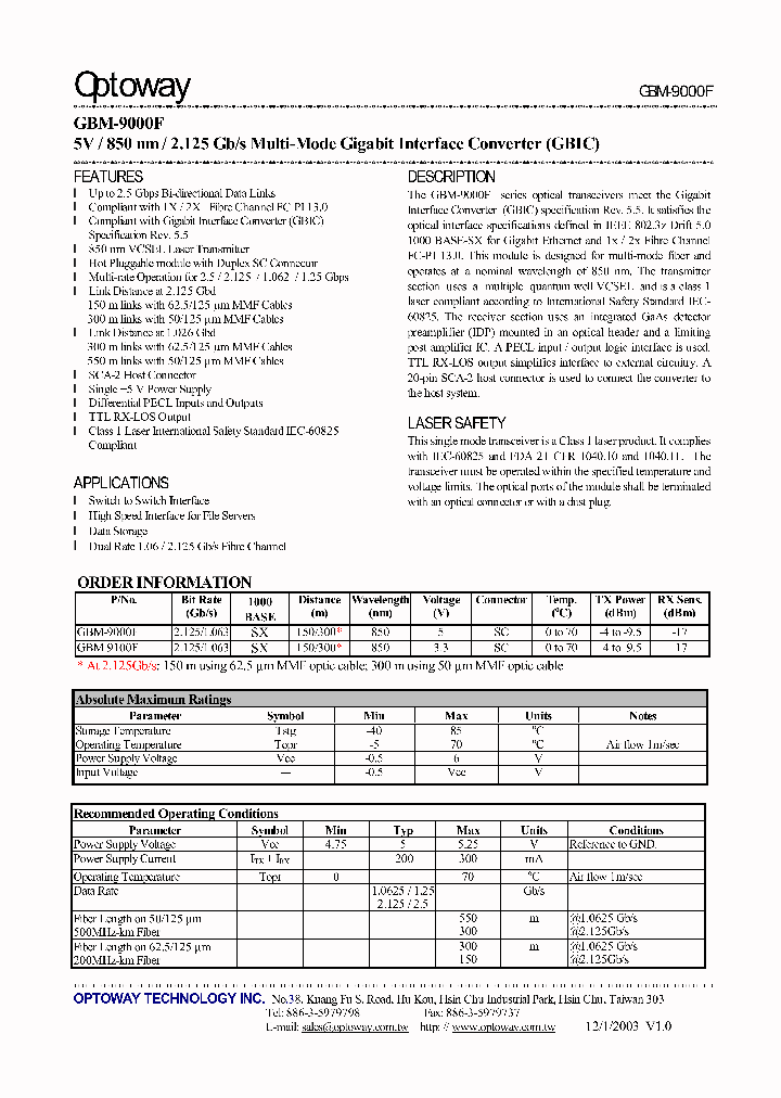 GBM-9100F_1244280.PDF Datasheet
